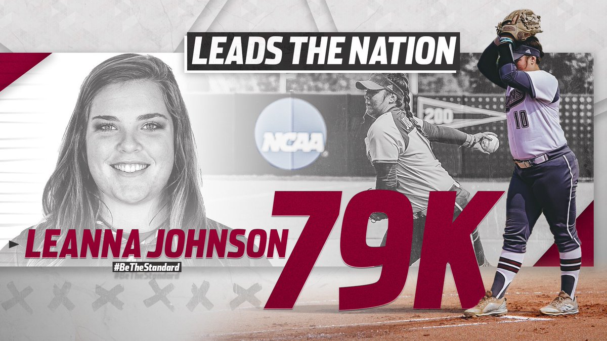 COUNT EM UP! 

With 79 ❌s, Leanna Johnson leads the NATION! The freshman added 33 of those strikeouts this weekend alone. 

What a start to Johnson’s career 🙌🏻

#BeTheStandard | #OneTROY