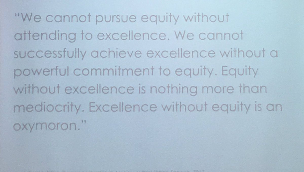 btalonia's tweet image. This.  “Equity without excellence is nothing more than mediocrity”  #ASDeveryONE