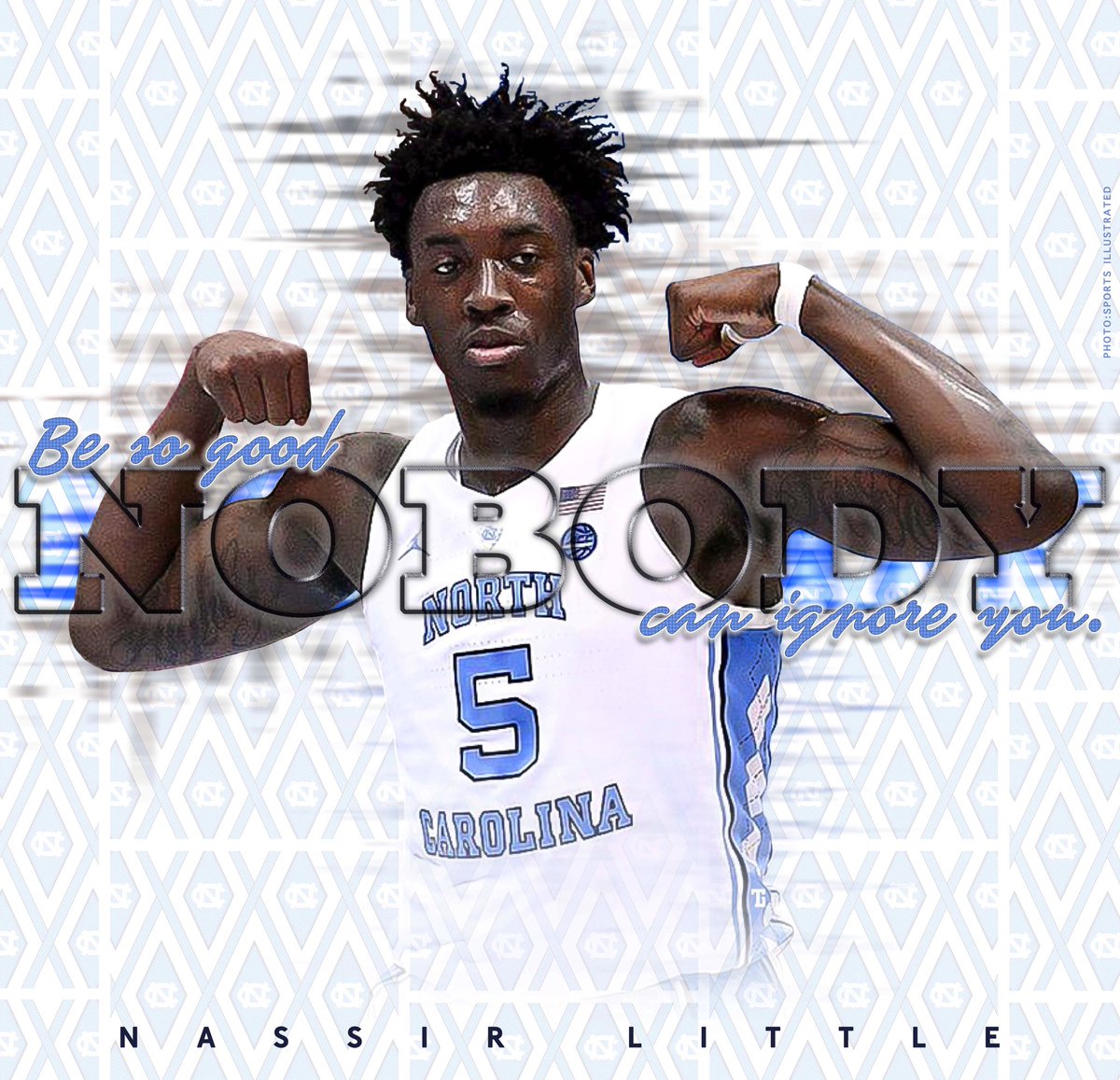 "Be so good nobdy can ignore you" --Nassir Little---
#UNCBasketball