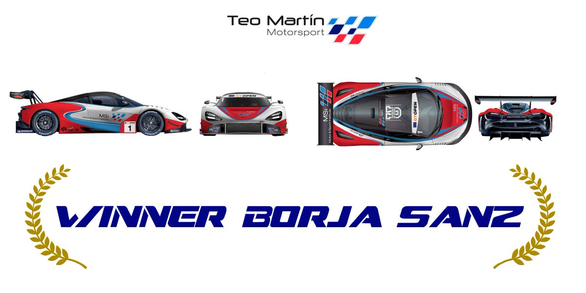 msiracingteam_'s tweet photo. WE HAVE A WINNER! It was a hard decision but we have chosen @Borja_Sanz creation!! In 2nd place we have Maurizio Tiveron's design. Both will have the opportunity of join us at @SilverstoneUK in September with a VIP tour to the MTC with a companion each! #tmmliveryredesigned https://t.co/4vVyGQEgme