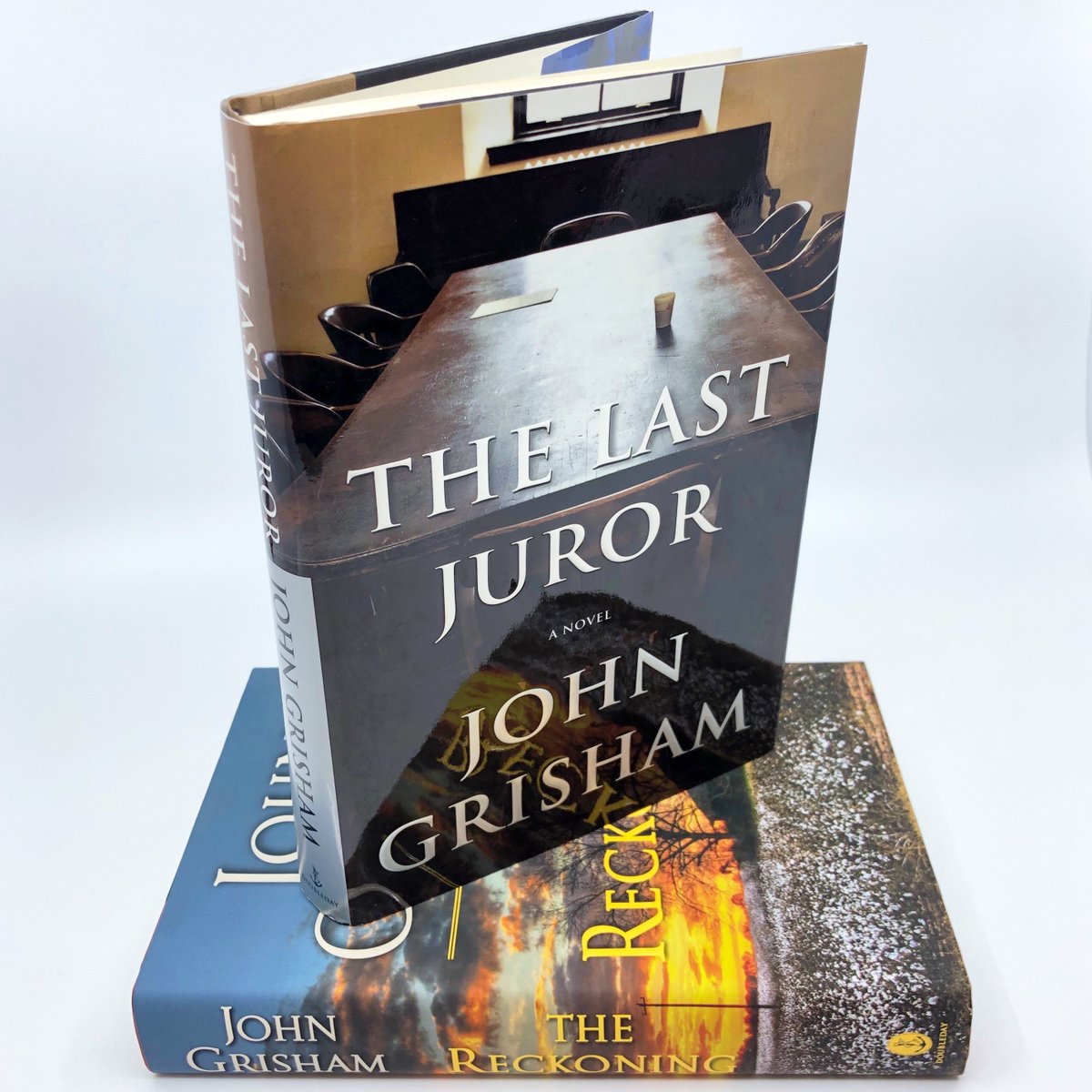 JohnGrisham's tweet photo. #17 is "The Last Juror," the second novel of mine published by @doubledaybooks in 2004. Read an excerpt now > https://t.co/lY0qoei81J https://t.co/NdLRsPhnex