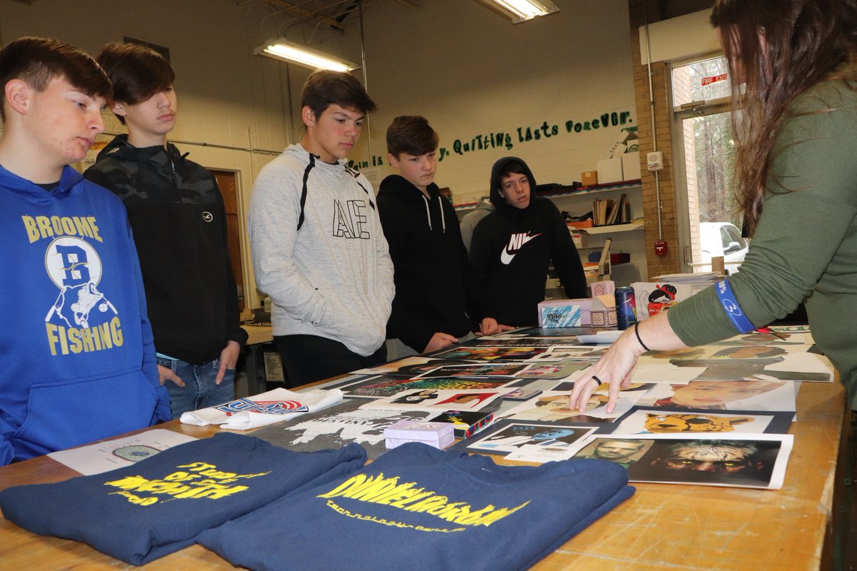 dmtcsc's tweet photo. @Broome_High ninth grade students toured Daniel Morgan Technology Center February 21, 2019. The tours will make the students aware of what career/technology programs are available to them during their next three years of high school. #DMTC50Strong #BHSTours #CareerReady https://t.co/6rts2lV0kY