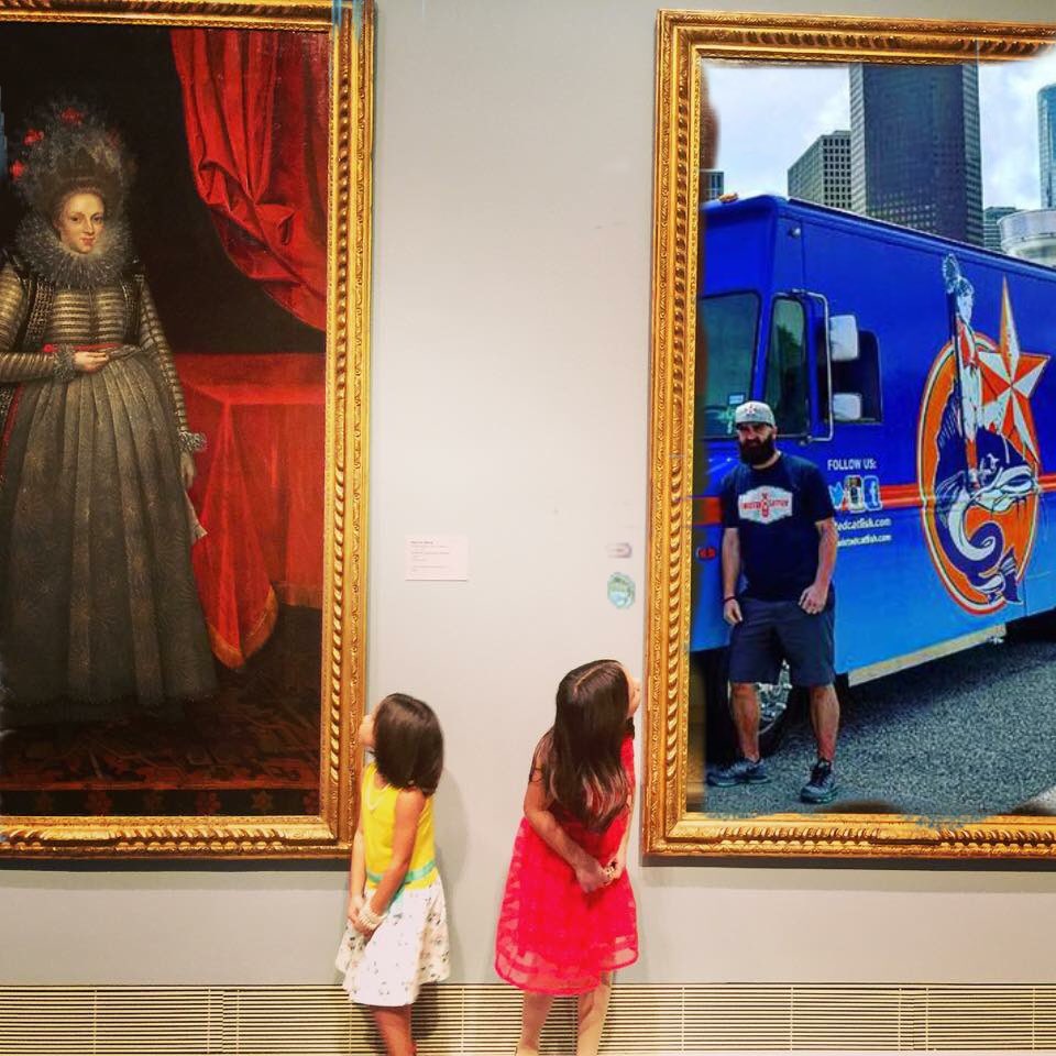 We will be hanging out @MFAH today for lunch. 11a -2p. Please come by and grab a bite