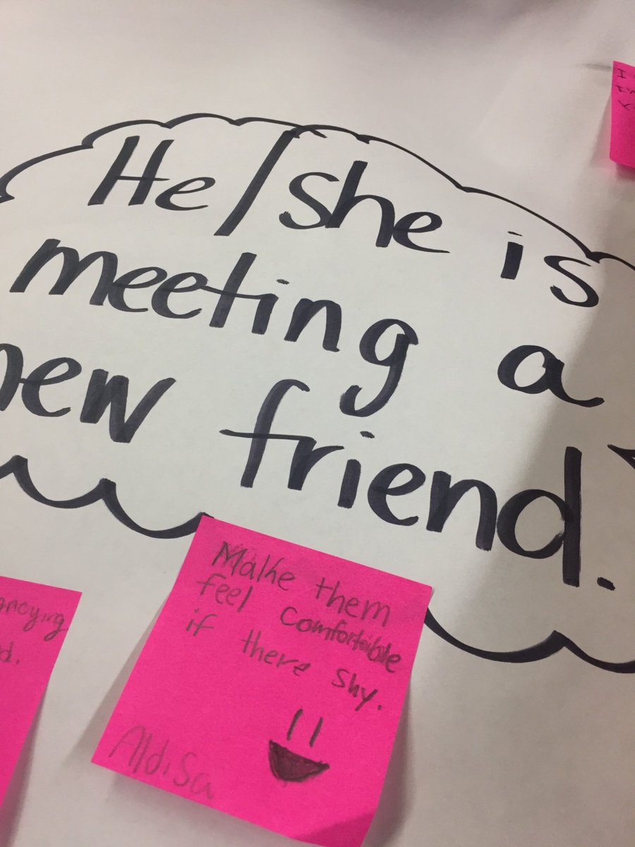 Cohee_Class's tweet image. Continuing to master the art of showing Empathy. Today we did a brainstorming session on how we would show empathy. We had a great conversation. #SparkEmpathy #KindnessMatters @EmpaticoOrg @ParkwaySchools @HannaWoods72 @NNSTOY