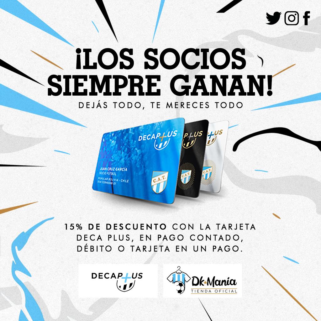 dkmaniaoficial's tweet photo. ¿Sos Socio? 🤔 ¡En #DkManía tenes beneficios! 💙
Desde ahora con tu tarjeta #DecaPlus tenes un 15% de descuento en nuestra tienda.
👉 En Pago contado, Débito o Tarjeta en un pago.
No dejes pasar la oportunidad de conseguir los productos del #GiganteDelNorte a un menor precio. https://t.co/xOa6U2uFp9