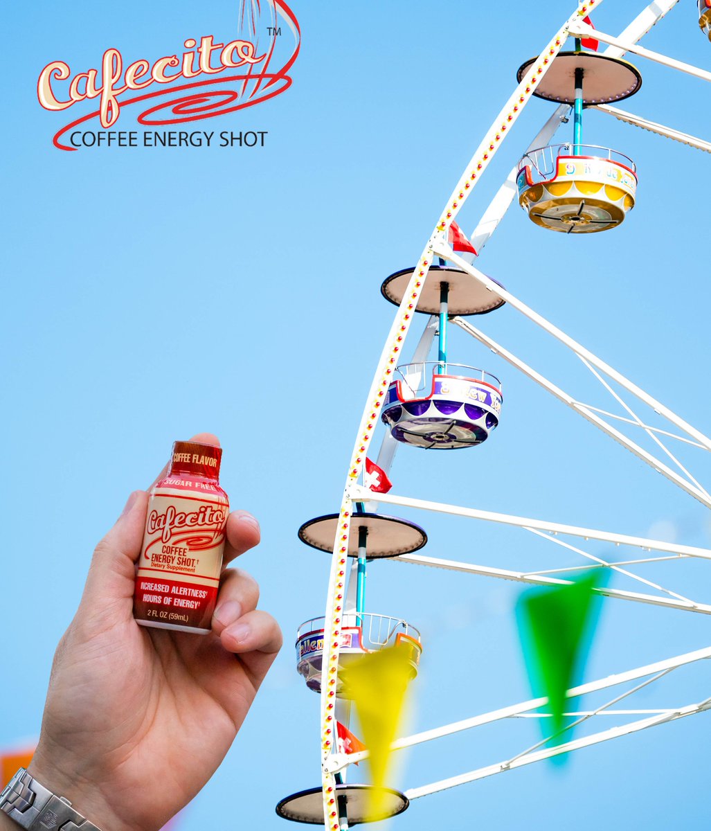 It's our favorite time of year! 😝

#cafecitoenergy #cafecito #energy #cafecitotime #betterenergy #youthfair
#fair #festival #ferriswheel #rides #naturalenergy