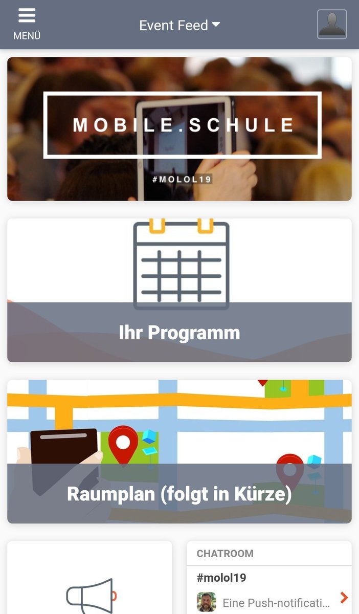 AnBoe65's tweet photo. ich habe gerade die #EventMobi-App für die #molol19 installiert ... wie cool ist das denn ... alle Infos inklusive meines Programms auf meinem Handy ... (es ist so einfach, mich glücklich zu machen) https://t.co/6D9aSYItEi