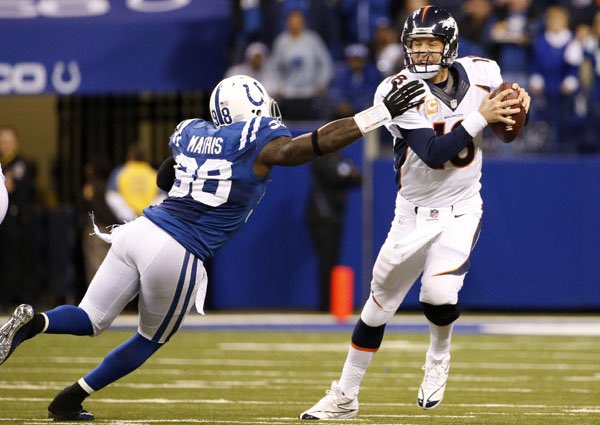 Peyton2L's tweet photo. One of the greatest #Colts to play the game. 

A joy to watch play on Sundays. All heart 💙, high motor, never quit, never gave up on a play. 

123 Sacks (Colts Record)
54 FF’s (Colts Record)
All-Pro
5 x Pro-Bowler

Happy Birthday, 9️⃣8️⃣

#AllTimeColt
#QBKiller https://t.co/wwKECKpcwz