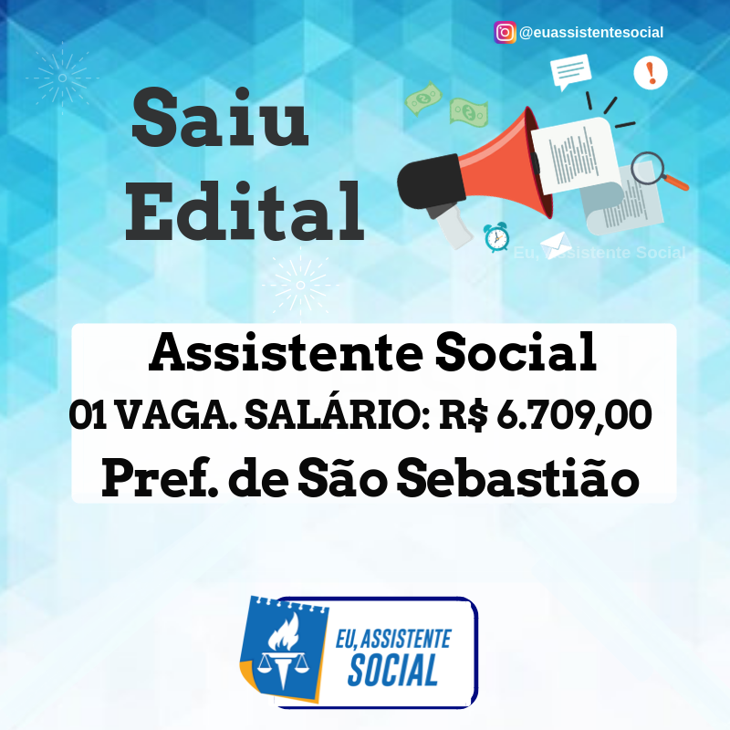 Euassistenteso1's tweet photo. Concurso Prefeitura de São Sebastião-SP.
30h e a prova só em 12/05/2019!!
Saiba mais sobre esses outros concursos: https://t.co/MHRsHu5lOK
#cresssp #cressgo #euassistentesocia l#assistentesociaL #vaiterconcursosim #serviçosocial #Vunesp https://t.co/NO7qhu4S8g