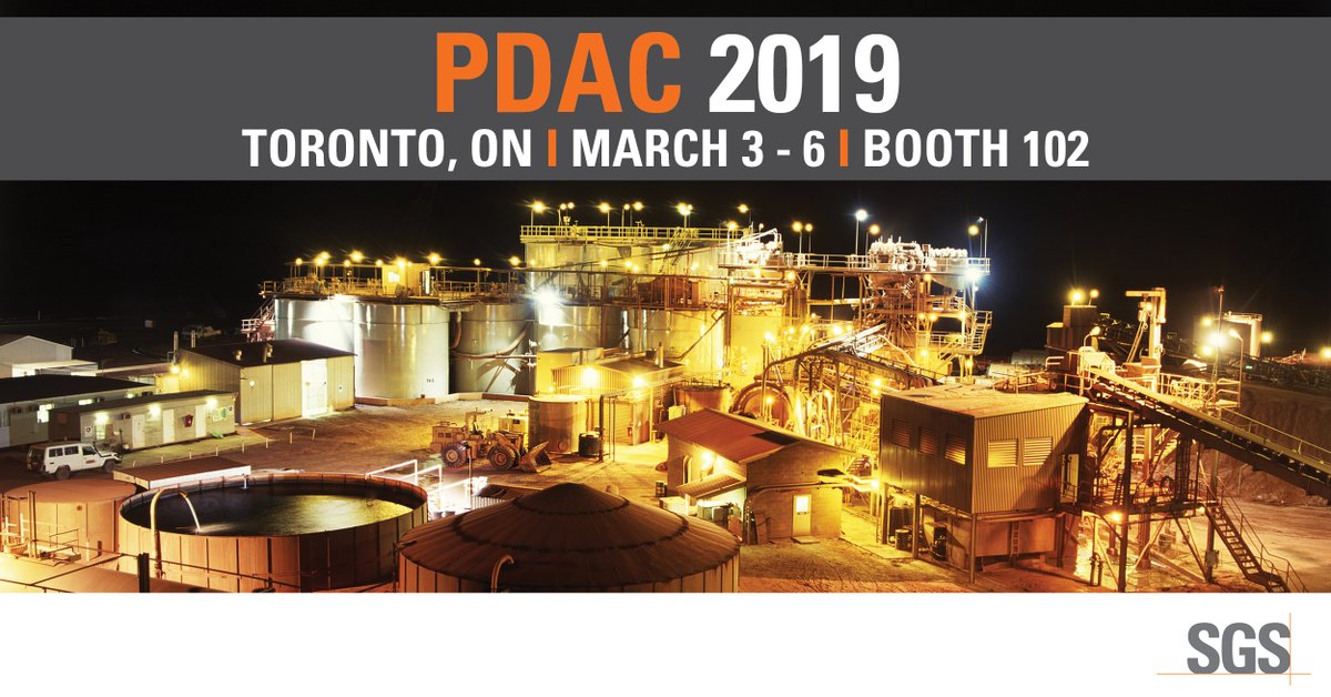 SGS North America (@sgsnorthamerica) on Twitter photo We are excited to attend #PDAC2019 <a href="/the_PDAC/">The Official PDAC</a> in Toronto next week from March 3 – 6! Drop by Booth 102 to learn how we can help deliver fit-for-purpose solutions from exploration to closure. #SGS #Mining #Exploration We are excited to attend #PDAC2019 <a href="/the_PDAC/">The Official PDAC</a> in Toronto next week from March 3 – 6! Drop by Booth 102 to learn how we can help deliver fit-for-purpose solutions from exploration to closure. #SGS #Mining #Exploration