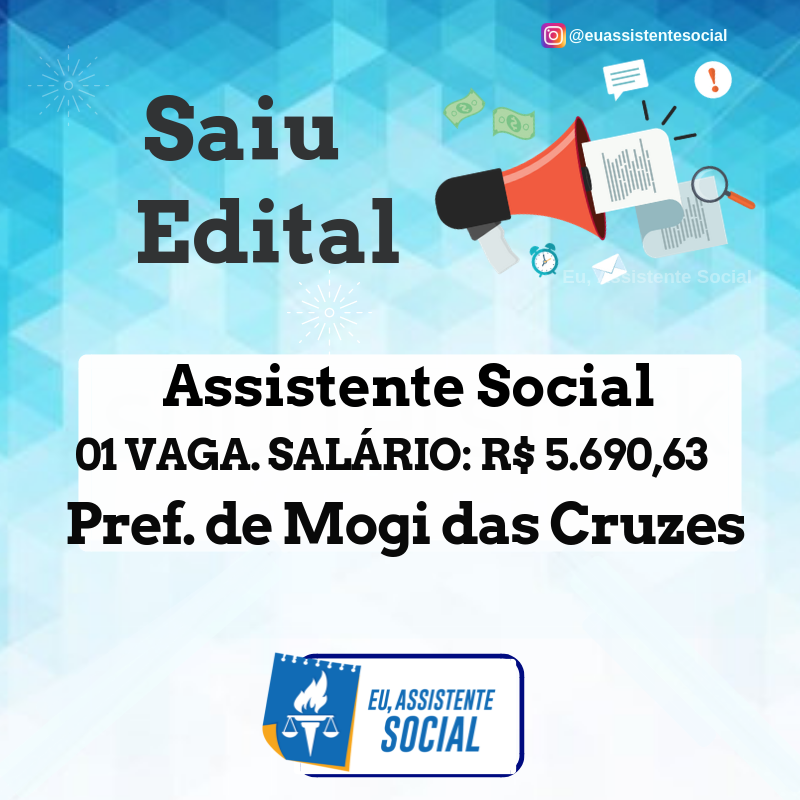 Euassistenteso1's tweet photo. Concurso Prefeitura de Mogi das Cruzes-SP (01 vaga) 30h
Banca é a Vunesp!!🔵Indicamos para este concurso, a Apostila Serviço Social Vunesp.
No site: https://t.co/P0E9edKDSx
#cresssp #cressgo #euassistentesocial #assistentesociaL #vaiterconcursosim #serviçosocial #VUNESP https://t.co/h0Kf40y6MG