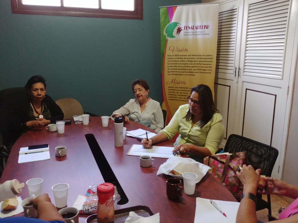 ForoDakarHnd's tweet photo. Foro Dakar Honduras y la Federación Nacional de Padres de Personas con Discapacidad de Honduras (FENAPAPEDISH), en reunión con el objetivo de formular una propuesta en conjunto para la incidencia en la política pública para la inclusión de personas con diferentes discapacidades https://t.co/k0HLzZpE76