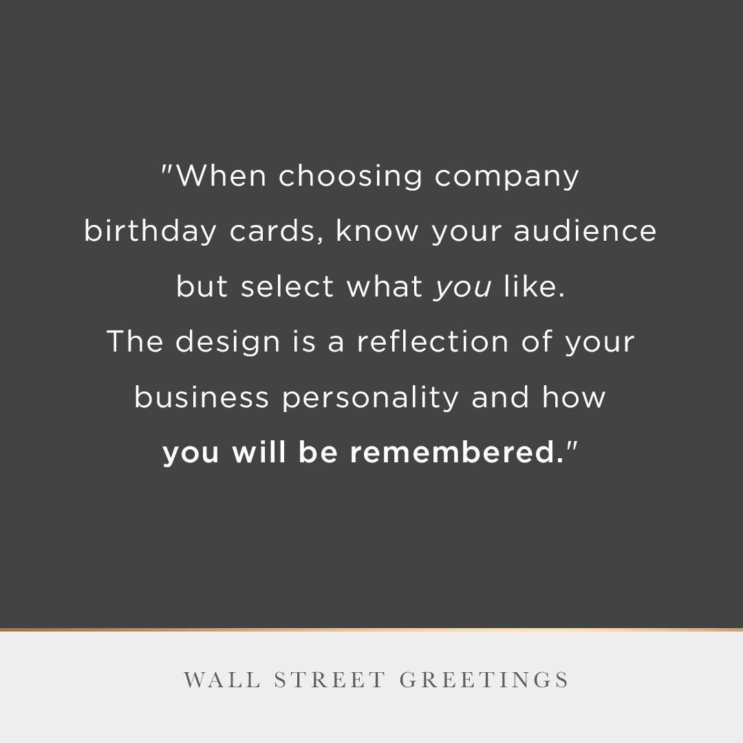 WallStGreetings's tweet photo. #greetingcards #wallstreet #corporatecards #finance #banking https://t.co/zGLAHrEM0Q