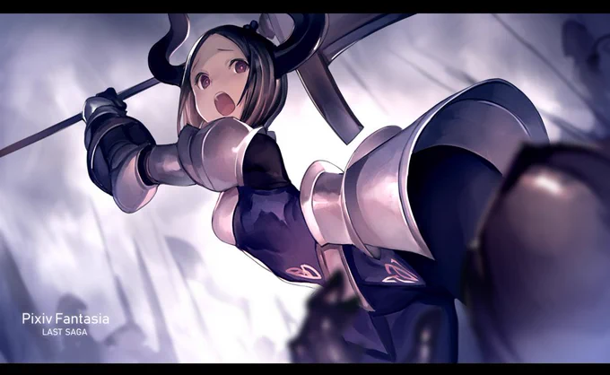 【PFLS】突撃、そして滅せよ【ノーザリア】 #pixivファンタジアLS #ノーザリア #灰色熊の戦い【青】 https://t.co/FS0QUC9QP2 