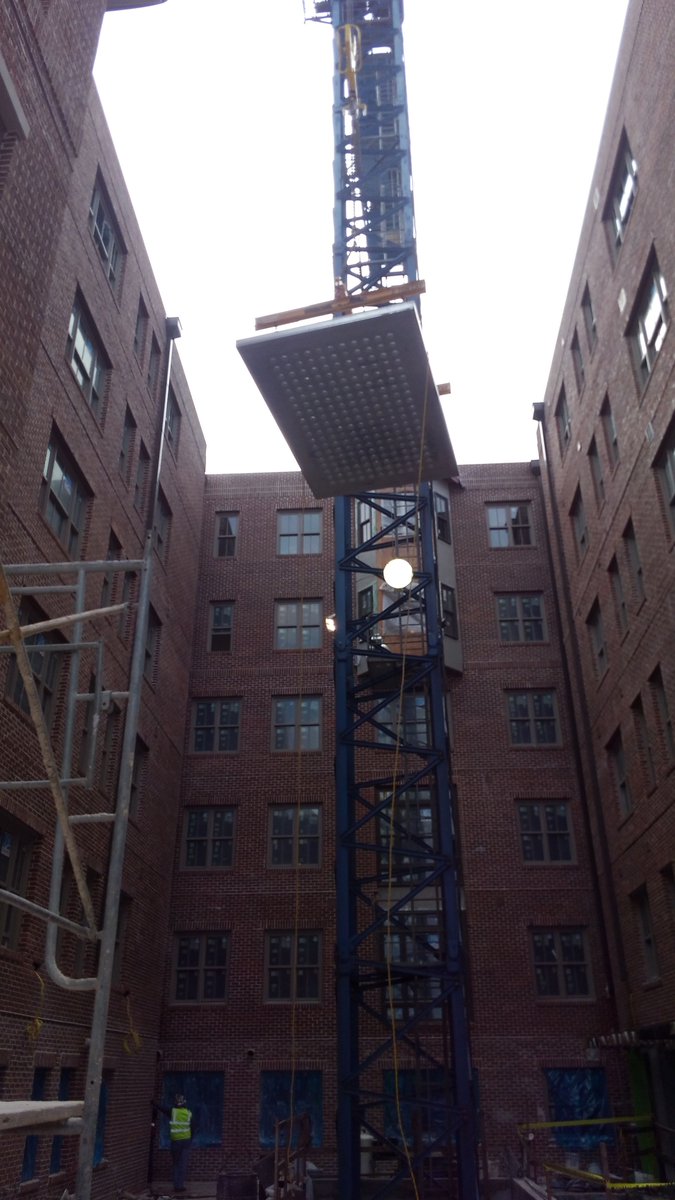 gbaproducts's tweet photo. It's a bird, it's a plane, it's... precast concrete panels! Our crew recently installed these concrete panels with glass pavers in Washington, D.C. We can't wait to see the finished result. https://t.co/poRtSfj4aX