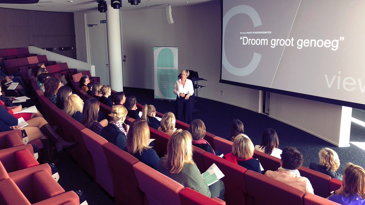 “Dream big enough!” Inspiring words from our guest speaker Conny Vandendriessche, founder &amp; co-owner of House of HR, during another successful Exectly for Women event in our Brussels offices today! <a href="/Conny_VDD/">C. Vandendriessche</a>
#kpmgbelgium #exectlyforwomen #klaw