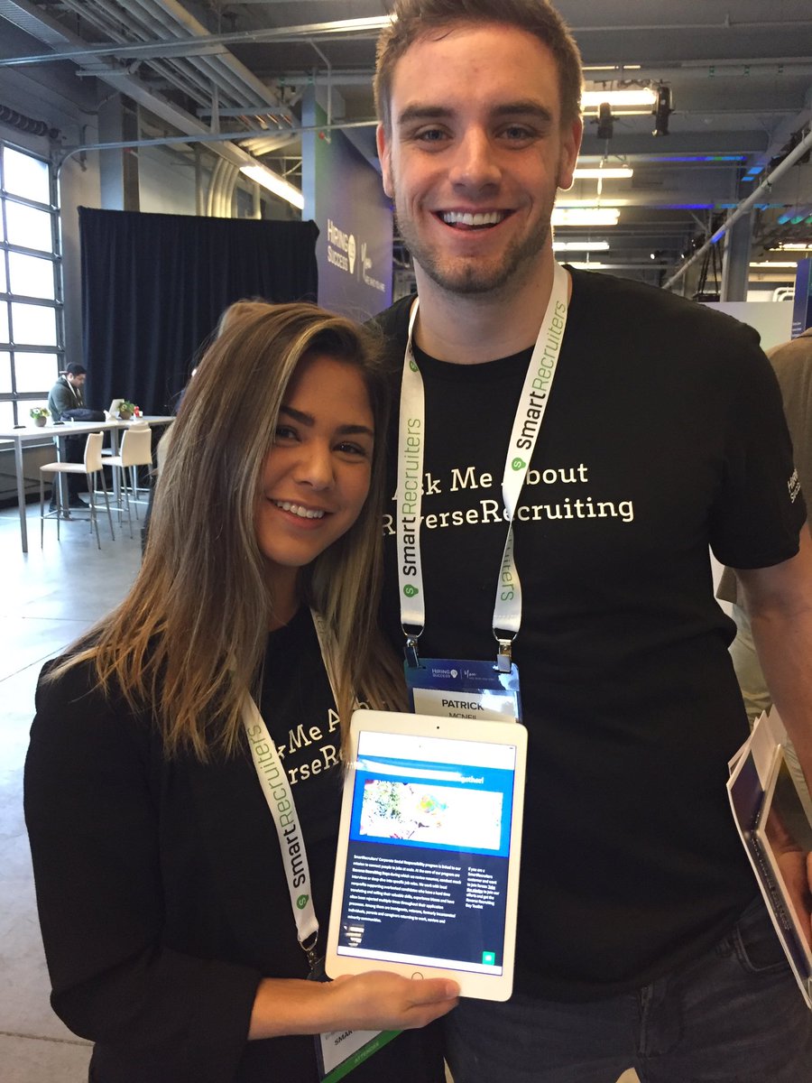 SmartRecruiters's tweet photo. Make sure to connect with our awesome team about reverse recruiting while you’re at HS19! #hs19 #HiringSuccess https://t.co/2wVaxSZIiy