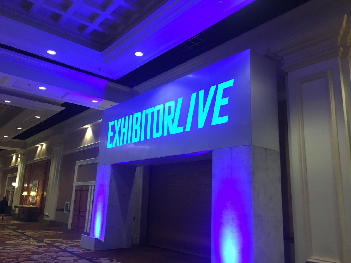 Day 2! Our awesome team will be at #exhibitorlive to discuss your #videowall or large video display needs for your next tradeshow or event.  Stop by our booth #750.  #videowallexperts #exhibitorlive2019 #avrental