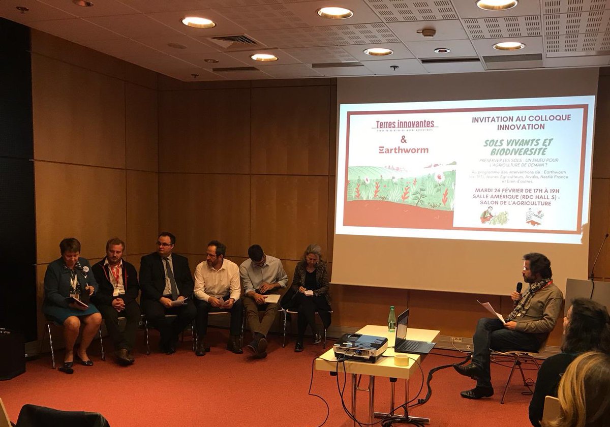 Terres Innovantes (@terresinnov) on Twitter photo 8min pour nous parler des enjeux autour des sols c’est l’exercice auquel vont se prêter <a href="/Arvalisofficiel/">ARVALIS</a> <a href="/Earthworm_Fr/">Earthworm France</a> <a href="/NestleFr/">Nestlé France</a> <a href="/JeunesAgri/">Jeunes Agriculteurs</a> <a href="/LinkUpFactory_/">LinkUp</a> et RAGT #SIA2019 #innovation 8min pour nous parler des enjeux autour des sols c’est l’exercice auquel vont se prêter <a href="/Arvalisofficiel/">ARVALIS</a> <a href="/Earthworm_Fr/">Earthworm France</a> <a href="/NestleFr/">Nestlé France</a> <a href="/JeunesAgri/">Jeunes Agriculteurs</a> <a href="/LinkUpFactory_/">LinkUp</a> et RAGT #SIA2019 #innovation