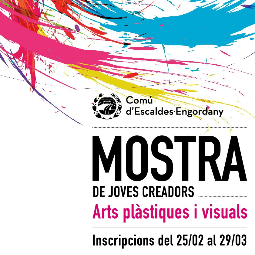 Ja tenim aquí una nova edició del Talentejant plàstic i visual, la mostra de joves creadors! Per a cursar la vostra inscripció podeu fer-ho de dues maneres, online en aquest enllaç e-e.ad/joventut o bé omplint la fitxa i lliurant-la a l'espai jovent! 
#talentejant
