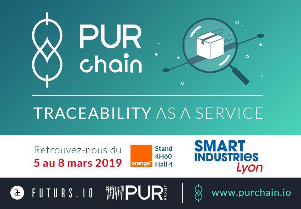 [#SmartIndustries] 🗓Du 5 au 8 mars, <a href="/futurs_io/">Futurs</a> est au salon #SmartIndustries2019 à Lyon pour présenter purchain.io, sa nouvelle solution #blockchain de suivi de #supplychain, développée avec <a href="/PurProjet/">PUR Projet</a> ! #traçabilité  👉Toutes les infos ici : medium.com/futurs-io/smar…