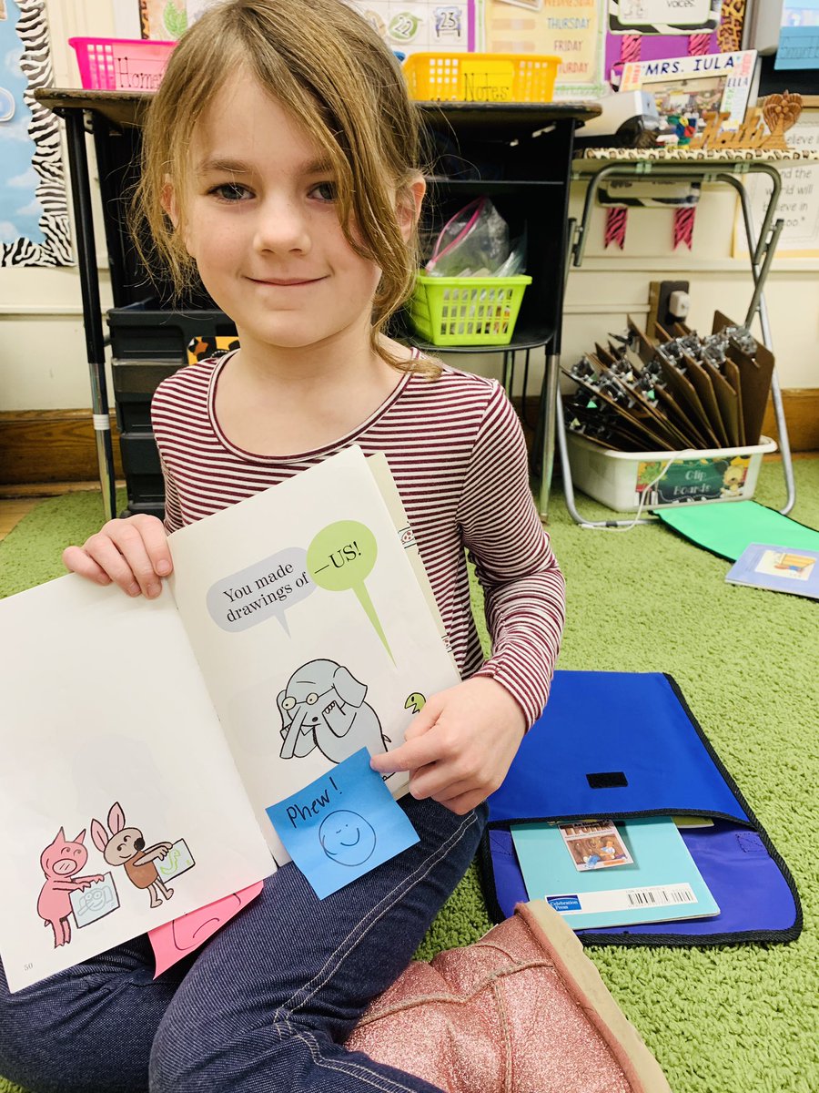 MrsIula's tweet image. 1st graders loved using post its to practice the the “😧Uh Oh...😅Phew” Strategy from  @JSerravallo during reading workshop! 😊📚🔎
@Hubbard_School #HubbardSchoolRocks #TeachingForUnderstanding