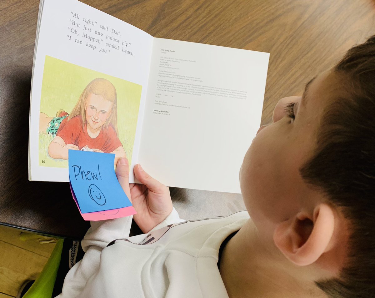 MrsIula's tweet image. 1st graders loved using post its to practice the the “😧Uh Oh...😅Phew” Strategy from  @JSerravallo during reading workshop! 😊📚🔎
@Hubbard_School #HubbardSchoolRocks #TeachingForUnderstanding