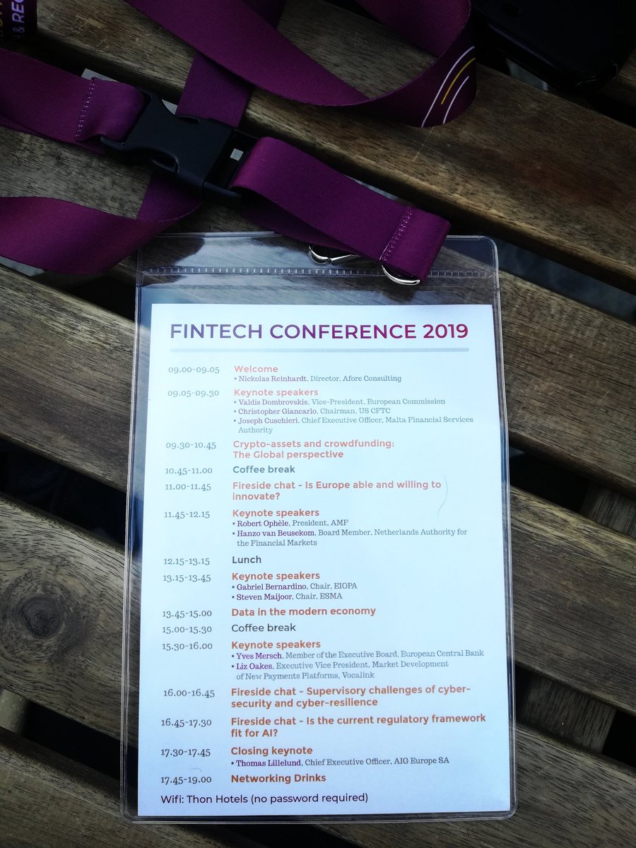 _mariamaio's tweet photo. #FinTechEU19 full of great talks today about #cryptocurrency #payments #data #CyberSecurity #CyberResilience #AI. Stand ready to the next #Innovation level! https://t.co/NEYSECJvkN