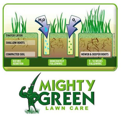MightyGreenLawn's tweet photo. Heavy amounts of rain and standing water will compact your soil, making it difficult for the grass roots to get the oxygen they need to grow. Aerate your lawn to relieve compaction. #mightygreen #lawncare #lawnaeration #coreaeration #greengrass #healthylawns https://t.co/ZlEku7gG2H