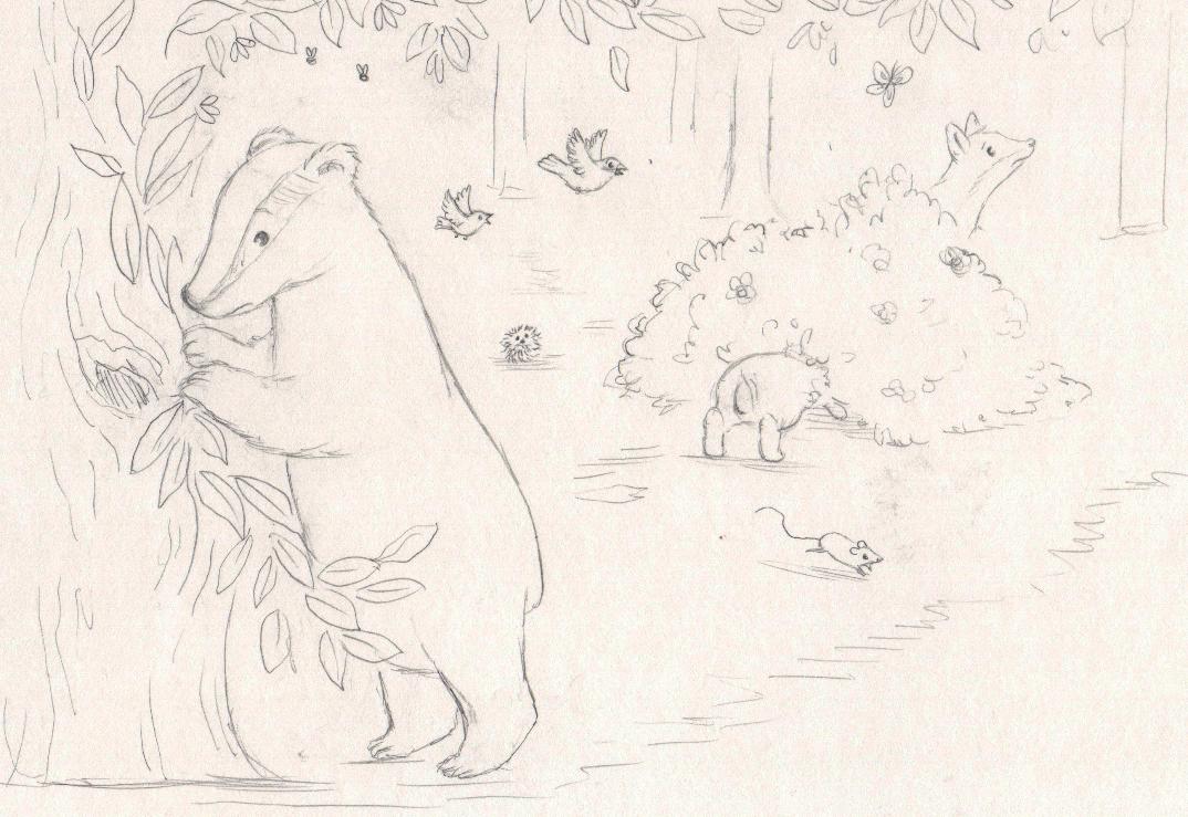 JoannaART's tweet photo. Sketches for new #pictureBook #theTreeParty - trying to find your house after a party is more tricky than you think! #animal #childrensBooks #LBF19 #LondonBookFair - come and see me at #TheIllustratorsGallery https://t.co/LEH9XrDzzk