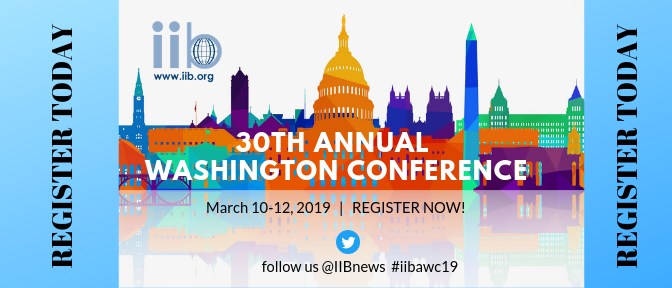 IIBnews's tweet photo. Limited time left to register for this premier event - our 30th edition of the Washington Conference! A great networking opp for the financial industry. A full agenda is available at https://t.co/4sVL8cj9b1. REGISTER TODAY! #iibawc19 #awc30 #IIBevents # https://t.co/nzJAH0ceDx