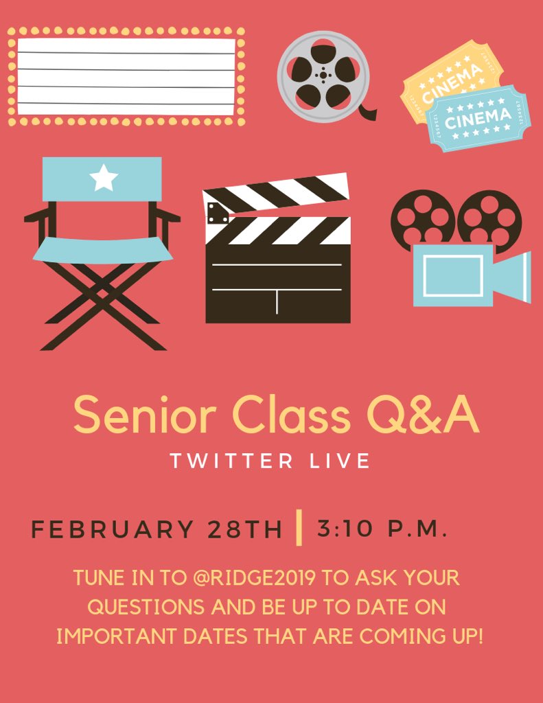 ridge2019's tweet photo. Tune in to our livestream on February 28th at 3:10pm 🎬👀 https://t.co/NWo0OV6HZ3