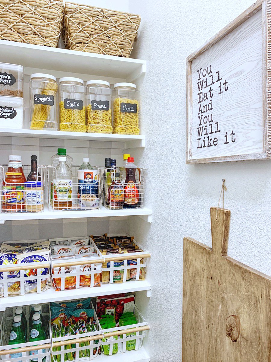 My pantry makeover with <a href="/Walmart/">Walmart</a> is live on my blog: Mytexashouse.com! Walmart has such a great selection of affordable organizational products like these bins (rstyle.me/cz-n/dgecpfb8u…) and baskets (rstyle.me/cz-n/dgd5nwb8u…)! #Sponsored #walmarthome