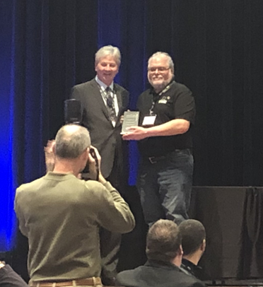 ON1Call's tweet photo. Congratulations to @ON1Call's Richard Durrer for being awarded the Jim Douglas Award of Excellence in Damage Prevention. We are very proud of the great work you do! #2019ORCGADPS #DamagePrevention #Award #ORCGA https://t.co/VvNCVQ0kZL