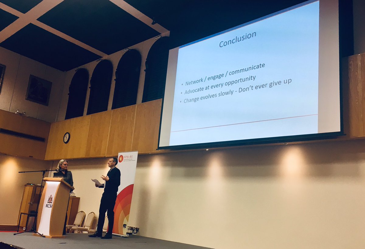 sara_mcquinn's tweet photo. Ending a great @SPHeREprogramme conference today with some inspiring words and invaluable advice from Prof. Helen Whelton π #sphere19 https://t.co/XpiKfpLx2d