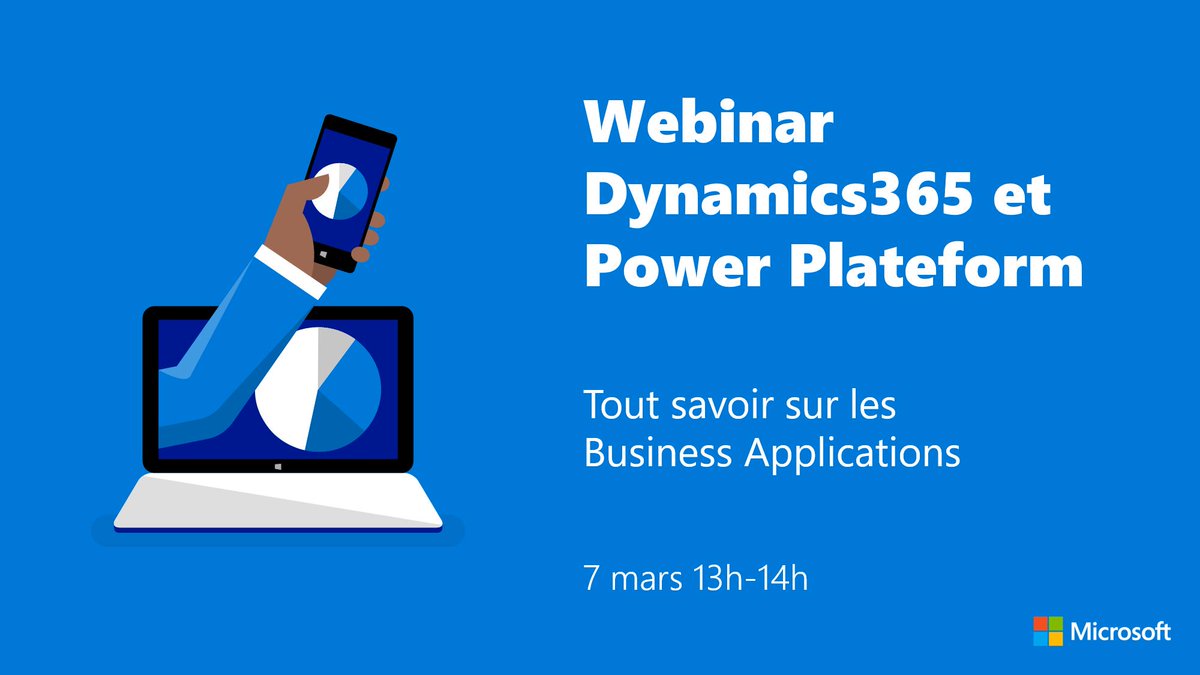 mspartnersfr's tweet image. 📅 Jeudi 7 mars, participez au webinar pour découvrir toutes les nouveautés sur les Business Applications #Dynamics365 et #PowerPlateform
msft.it/6010TD5po