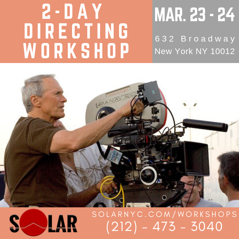 SolarWorkshops's tweet image. 'Sometimes if you want to see a change for the better, you have to take things into your own hands' - Clint Eastwood
Join our 2-Day Hands-on Directing Workshop March 23-24!
solarnyc.com/workshops
Start your journey here!
#filmmakingworkshop #directing #directingworkshop