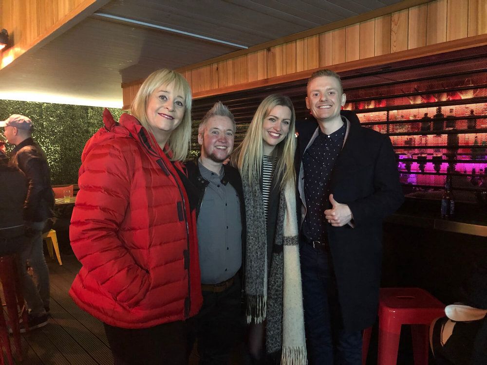 FitnessBelfast's tweet photo. Thumbs up to stars Karen, Andrew &amp; Director Emma, at last night's screening party in Union Street. I'm so proud to have been a part of this!

Missed #MakingofMe on #Channel4 last night? Catch up here – 

https://t.co/IqDOeoTupR

#fitnessbelfast
#fitness
#belfast
#personaltraining https://t.co/3DVNeRSFR0