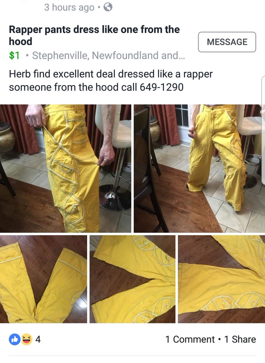 Stiffknee709's tweet photo. The pose in the second pic. 🤣

#FBclassifieds #RapperPants #HardAF https://t.co/6u5g9zCEza