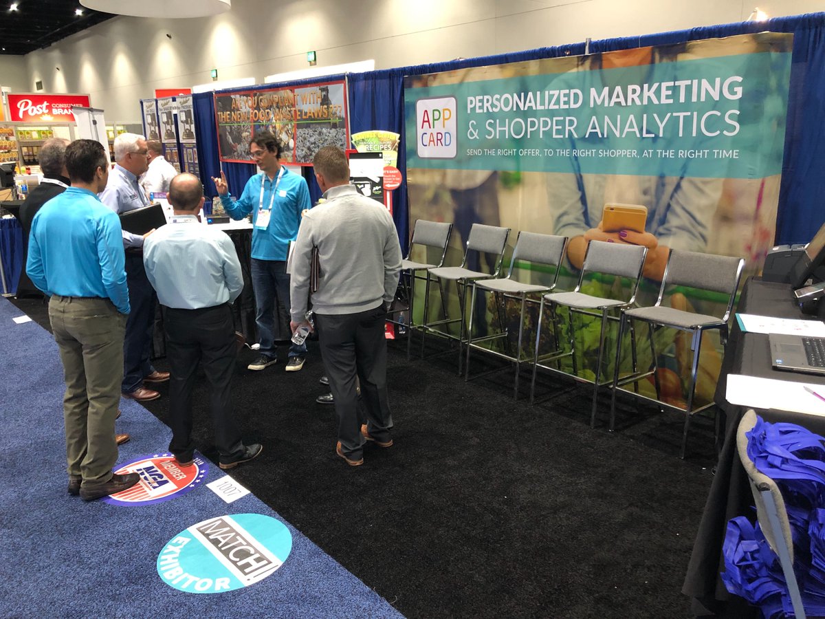 We're at The NGA Show this week! Stop by our booth, 1007, in the expo today from 11am - 3pm to learn about personalized digital coupons, loyalty, and shopper analytics. #NGAShow2019 #foodretail #personalization #digitalcoupons #loyalty #digitalmarketing <a href="/TheNGAShow/">The NGA Show</a>
