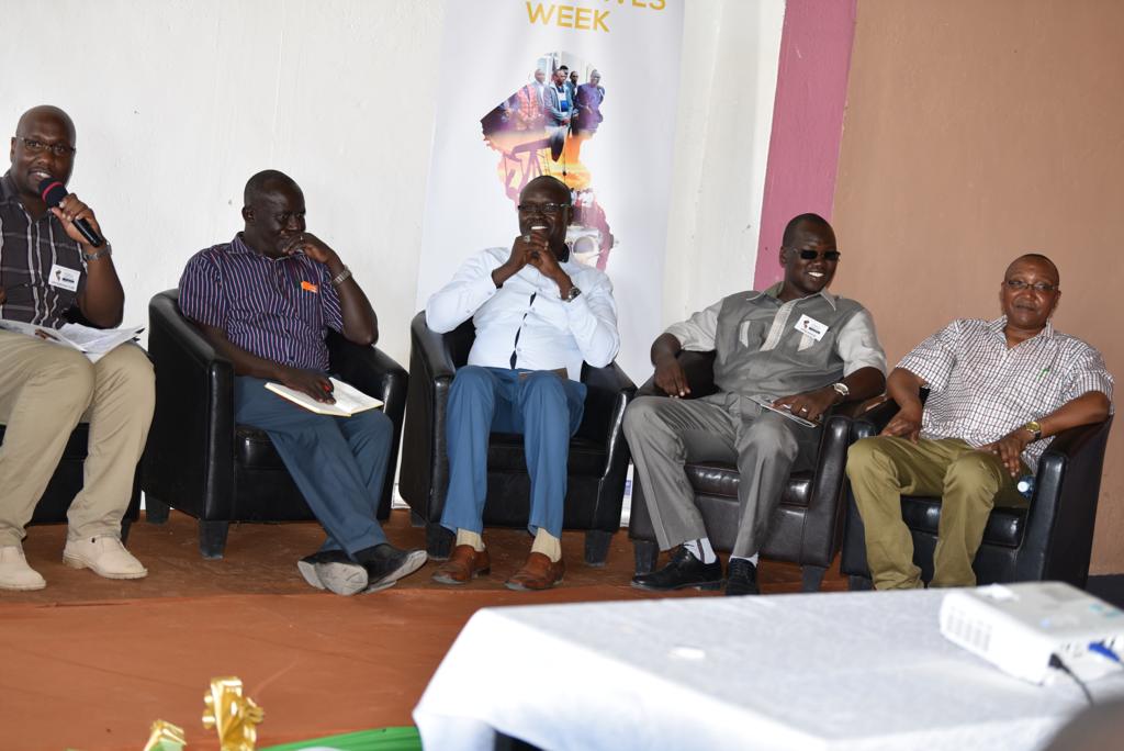 JamesLokwale's tweet photo. Earlier today at the panel discussion on economic opportunities in the mining sector during #TurkanaExtractivesWeek held at @CampCradle, Lodwar. https://t.co/vgFWUXOJkc