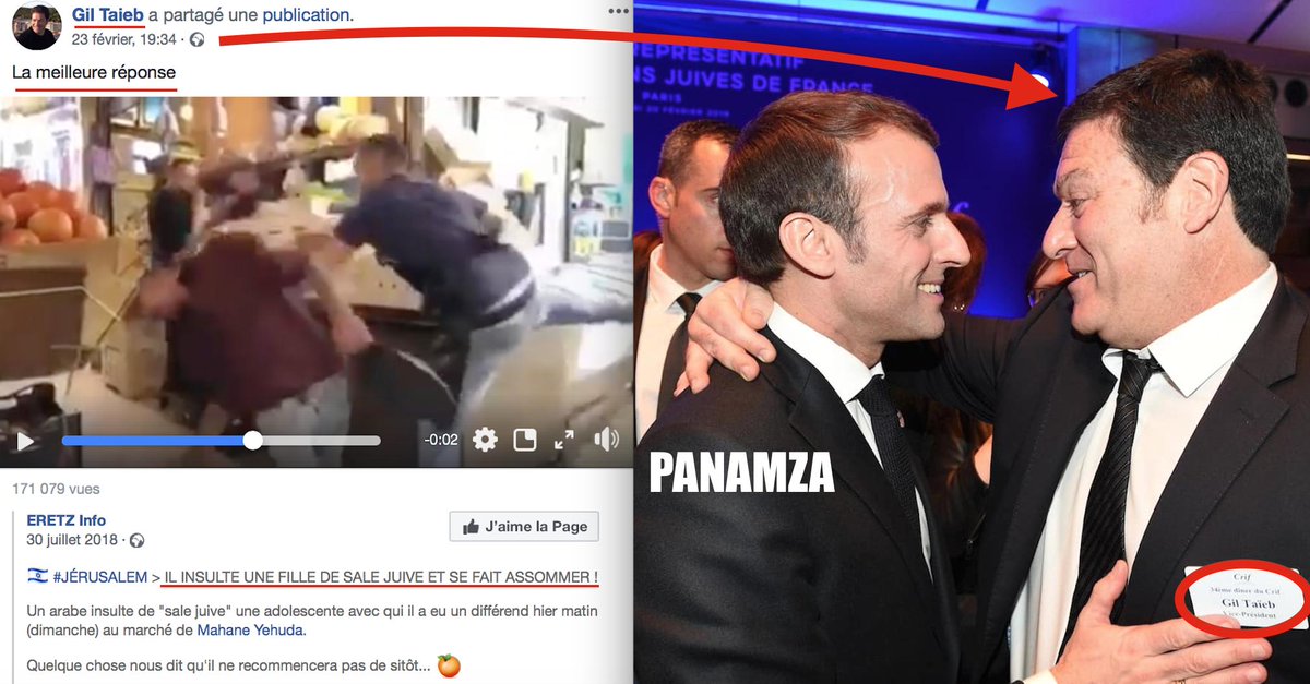 Un dirigeant du Crif prône la violence: Macron l'embauche pour lutter contre la 