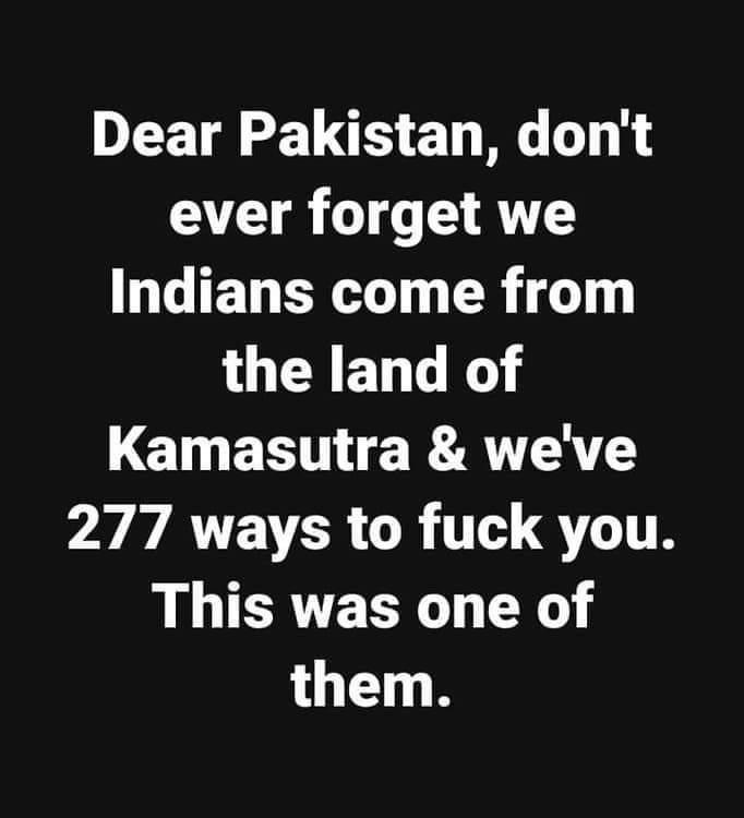 Yup. 👊
#IndiaStrikeBack  #IndianArmy #BharatMataKiJai #IndianArmyOurPride #IndianArmedForces #IndiaStrikesAgain #IndiaStrikesBack #AirSurgicalStrikes
#JaiHind ❤️🇮🇳🙏❤️