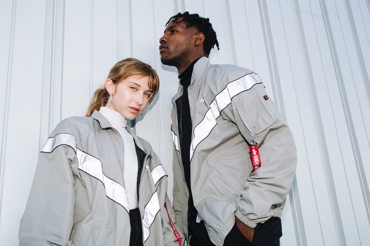 alpha industries track jacket