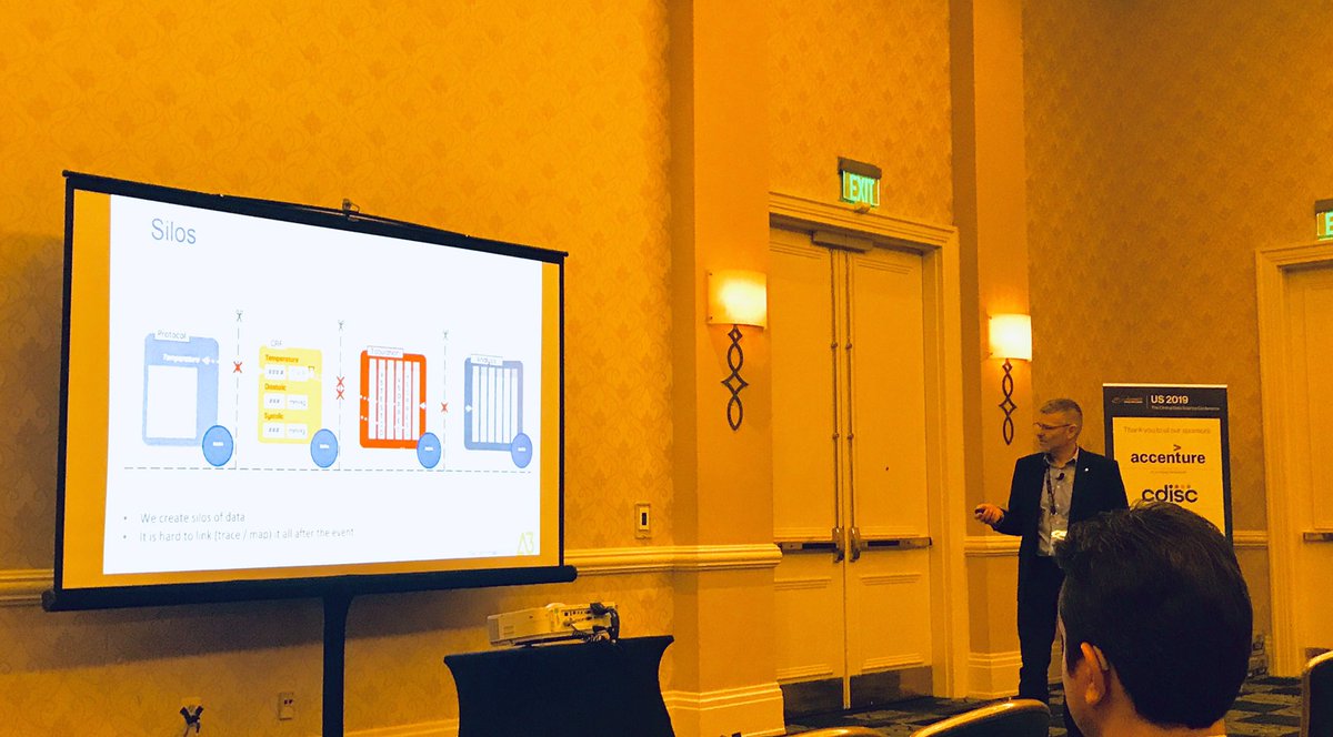 scubedglobal's tweet photo. Dave Iberson-Hurst wants us to hug our data! Removing Silos:Placing Data at the Centre on now in Harbor E #USConnect19 https://t.co/9LKF6HzFTW