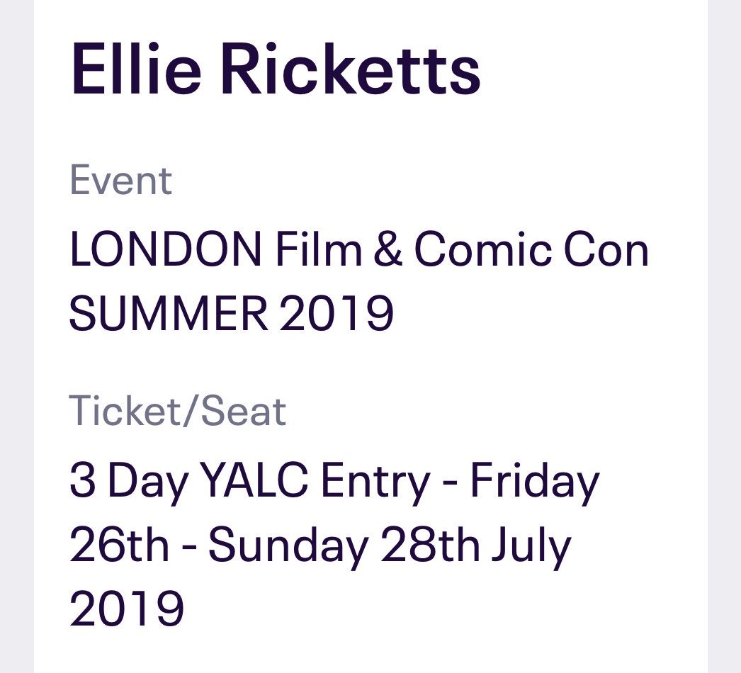 BookaholicEllie's tweet photo. I Just booked my #Yalc tickets. Im so so excited! 🎉 Whos coming to #yalc2019 ? #comiccon2019 #yalctickets #yabooks #yabookevent https://t.co/5cCl5OG1uL