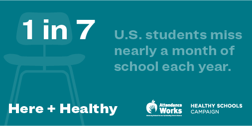 Attendance Works (@attendanceworks) on Twitter photo Chronic absence is a proven early warning sign of academic risk & school dropout. Unpacking the health-related reasons that students miss school is critical for improving attendance! Learn more: healthyschoolscampaign.org/here-healthy/ #SchoolEveryDay #HereandHealthy <a href="/healthyschools/">healthyschools</a> Chronic absence is a proven early warning sign of academic risk & school dropout. Unpacking the health-related reasons that students miss school is critical for improving attendance! Learn more: healthyschoolscampaign.org/here-healthy/ #SchoolEveryDay #HereandHealthy <a href="/healthyschools/">healthyschools</a>