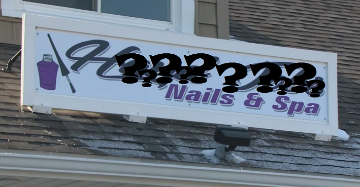 1003TheBear's tweet photo. 'Ohio Nail Salon Owner Refuses to Change Business Name' 

https://t.co/QutddIlj6P

I hope she gets to keep this name haha! - Jess

#nailsalon #bestbusinessnames #bestnames https://t.co/O2lVcS41w0
