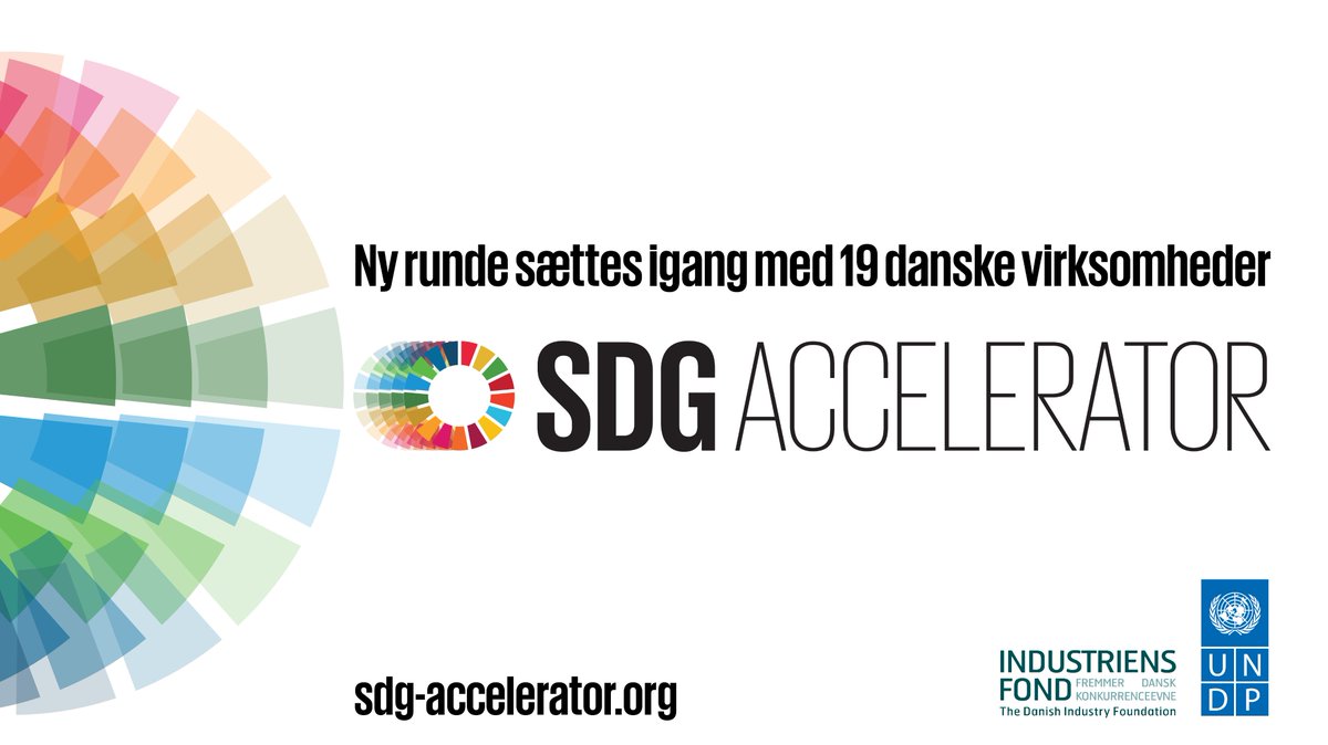UNDP_Denmark's tweet photo. Nu sættes anden runde af #SDGAccelerator for små og mellemstore virksomheder i gang. @UNDP, @Industriensfond, @DeloitteDanmark og 19 danske virksomheder skal samarbejde om at skabe ny bæredygtig forretning i regi af #Verdensmålene. Læs mere hos @Globalnyt: https://t.co/bsxXlkW3we https://t.co/Kyr7BgsMoC