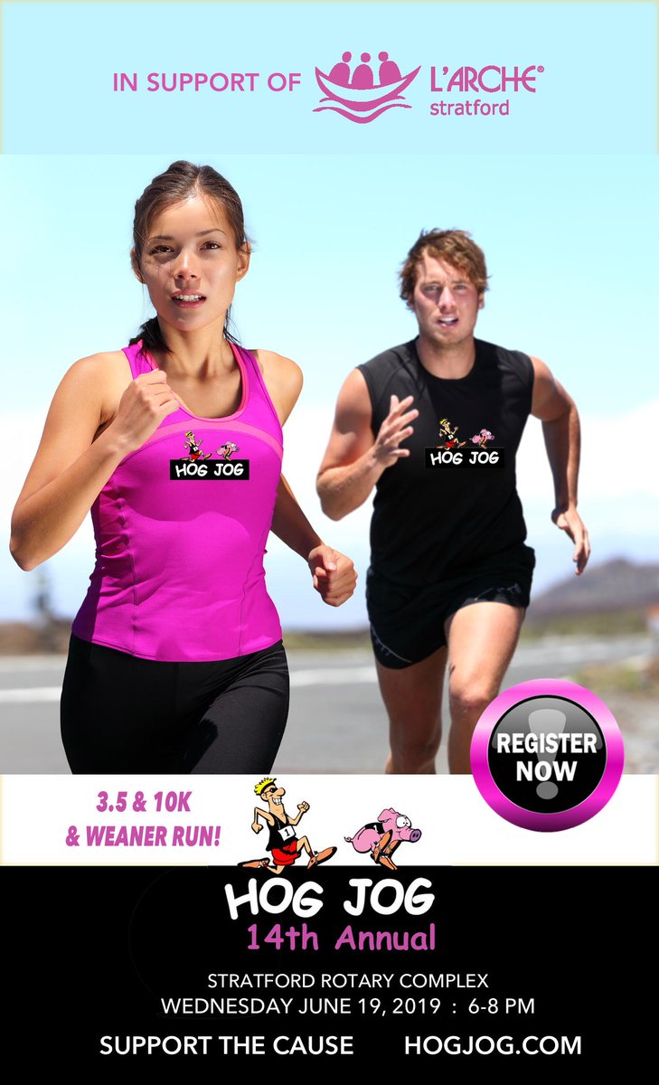 L'Arche Stratford is Hog Jog’s 2019 cause! More details at hogjog.ca

Since 1973, L’Arche Stratford has welcomed men and women, with and without intellectual disabilities, to live together in community.

2019 #OPC June 19-20 in #StratfordON porkcongress.on.ca